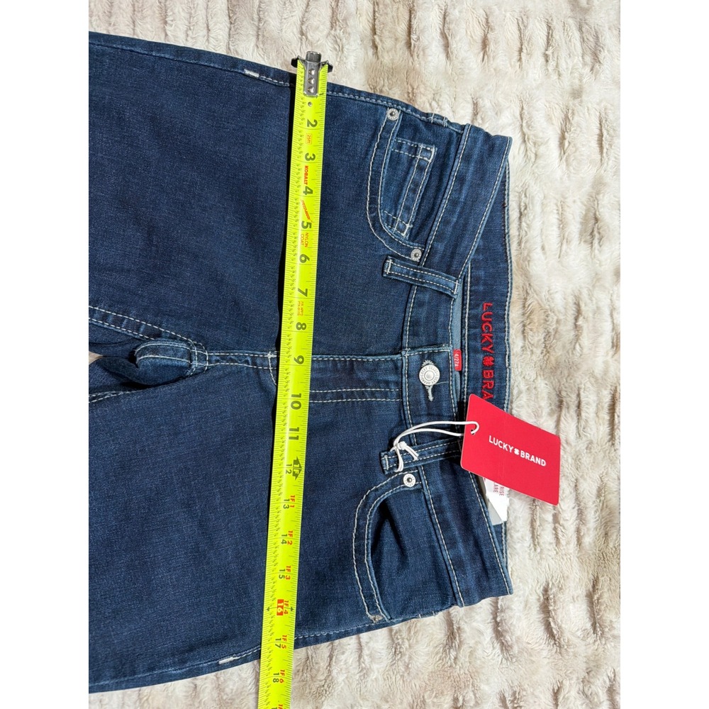 NWT Lucky Brand Womens Low Rise Flare Jeans Dark Wash Advanced Stretch 4/27A NEW - Picture 6 of 7